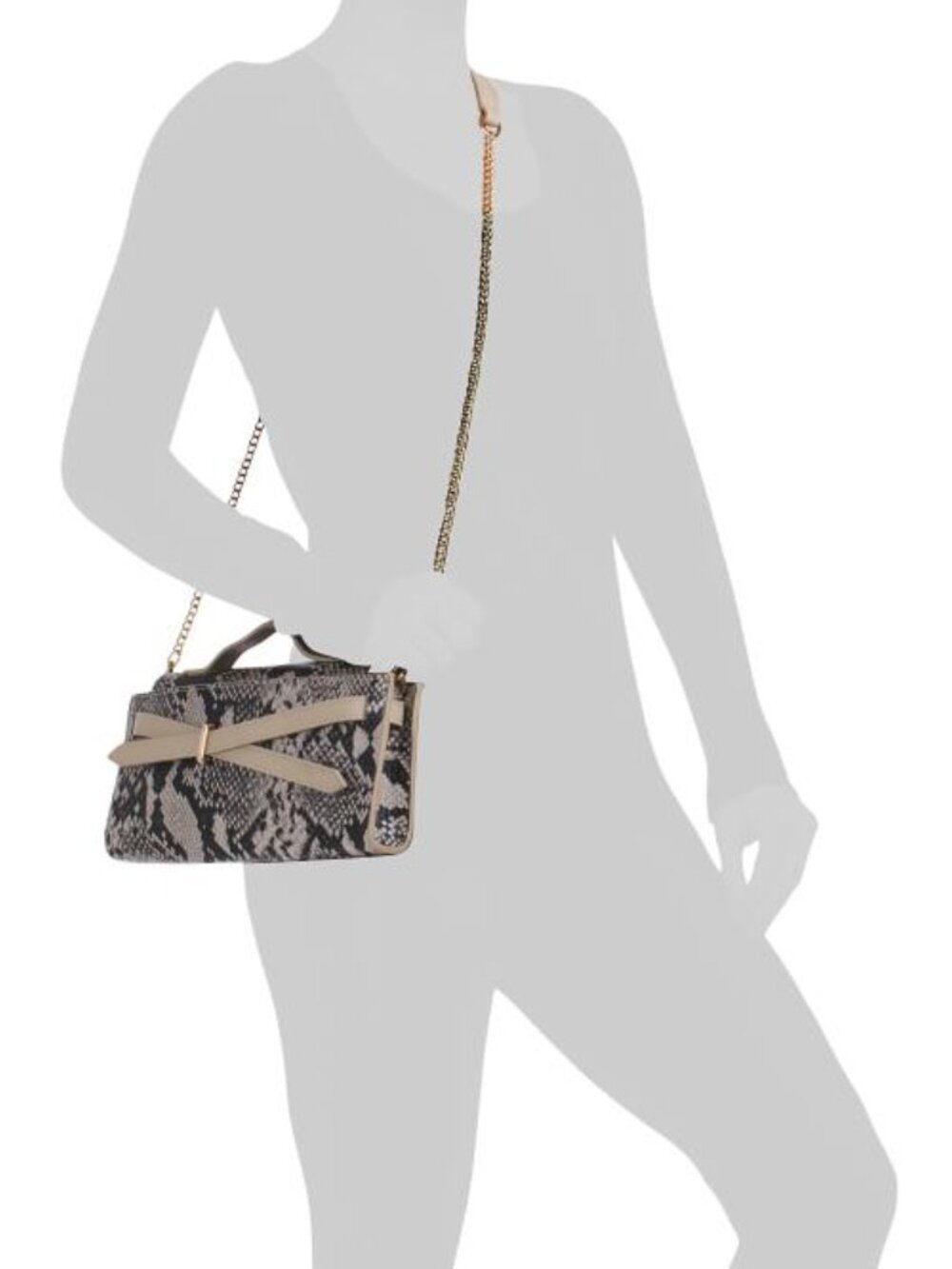 MARINA GALANTI Made In Italy Leather Xbody Strap Top Handle Clutch - Picture 5 of 5